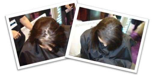 Dark Brown Hair Before & After