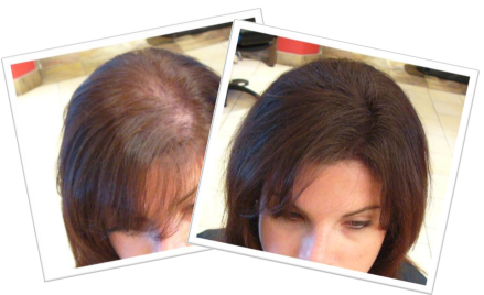 Long Medium Brown Hair Before & After